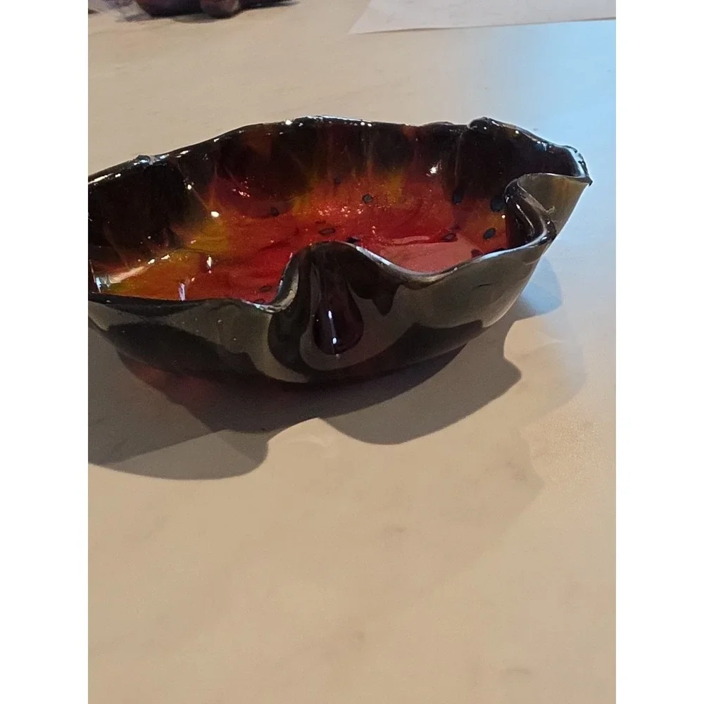 Handmade Resin Wavy Bowl‎